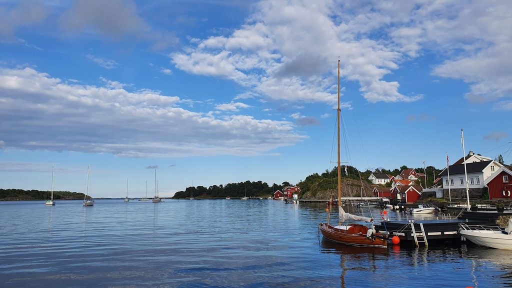 A jettie on Merdø, Arendal